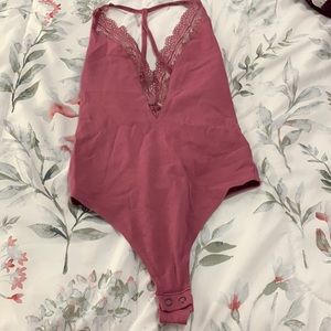 Darkish magenta bodysuit